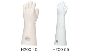 Heat- and cold-resistant gloves for clean room use