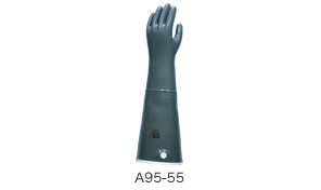 Acid- and alkali-resistant gloves